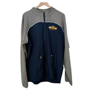 Disneyland 2025 Run Disney Half Marathon Weekend Blue Gray Full Zip Jacket XL